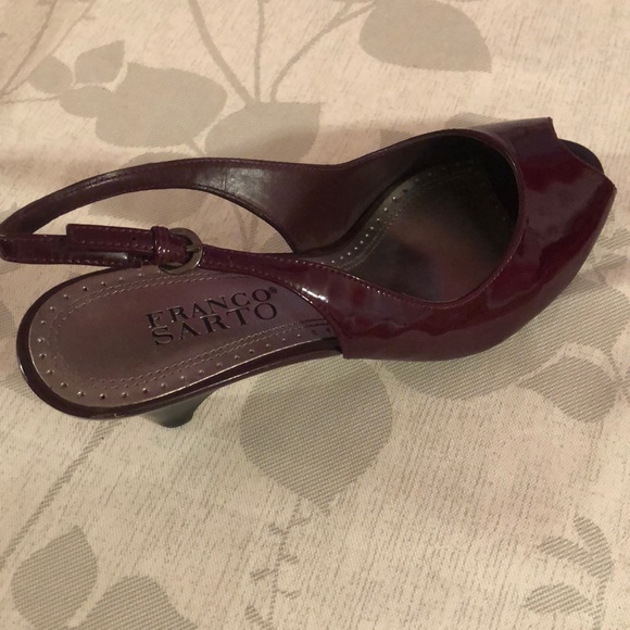 Franco Sarto Brown Patent Leather Shoes! - Picture 3 of 4